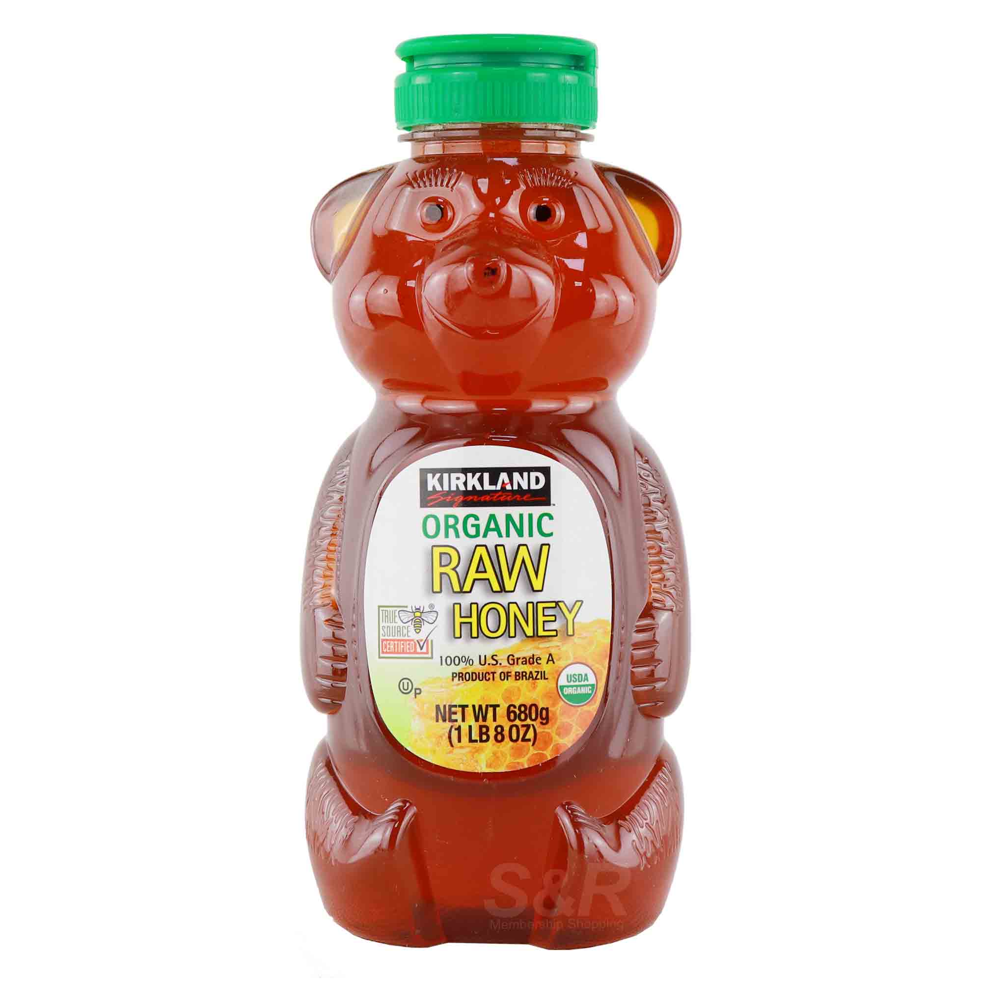 Kirkland Signature Organic Raw Honey Bear 680g